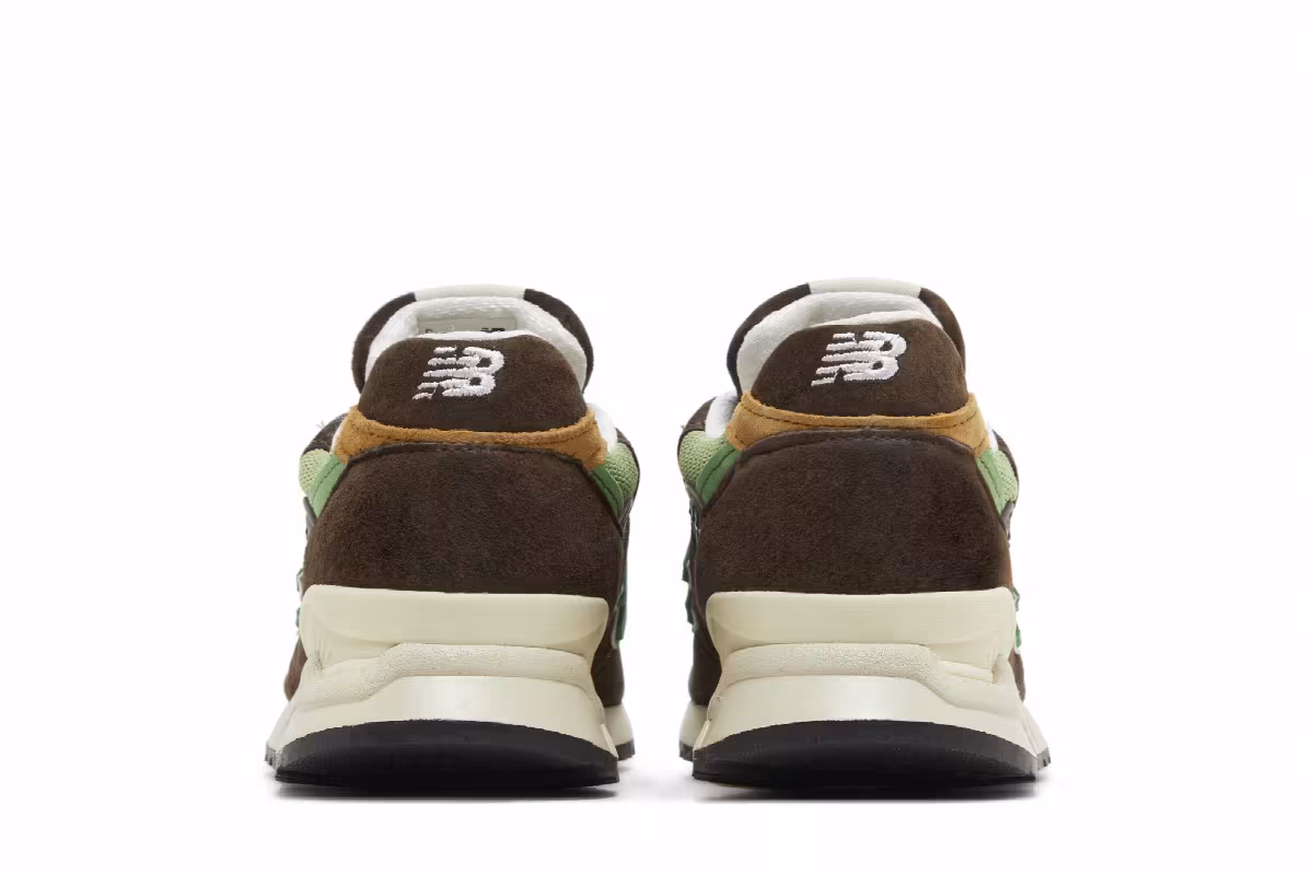 Teddy Santis x New Balance 998 Made in USA Brown Green, view 7