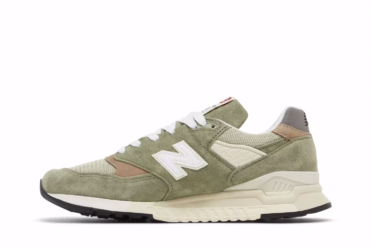 Teddy Santis x New Balance 998 Made in USA Olive Incense, view 4