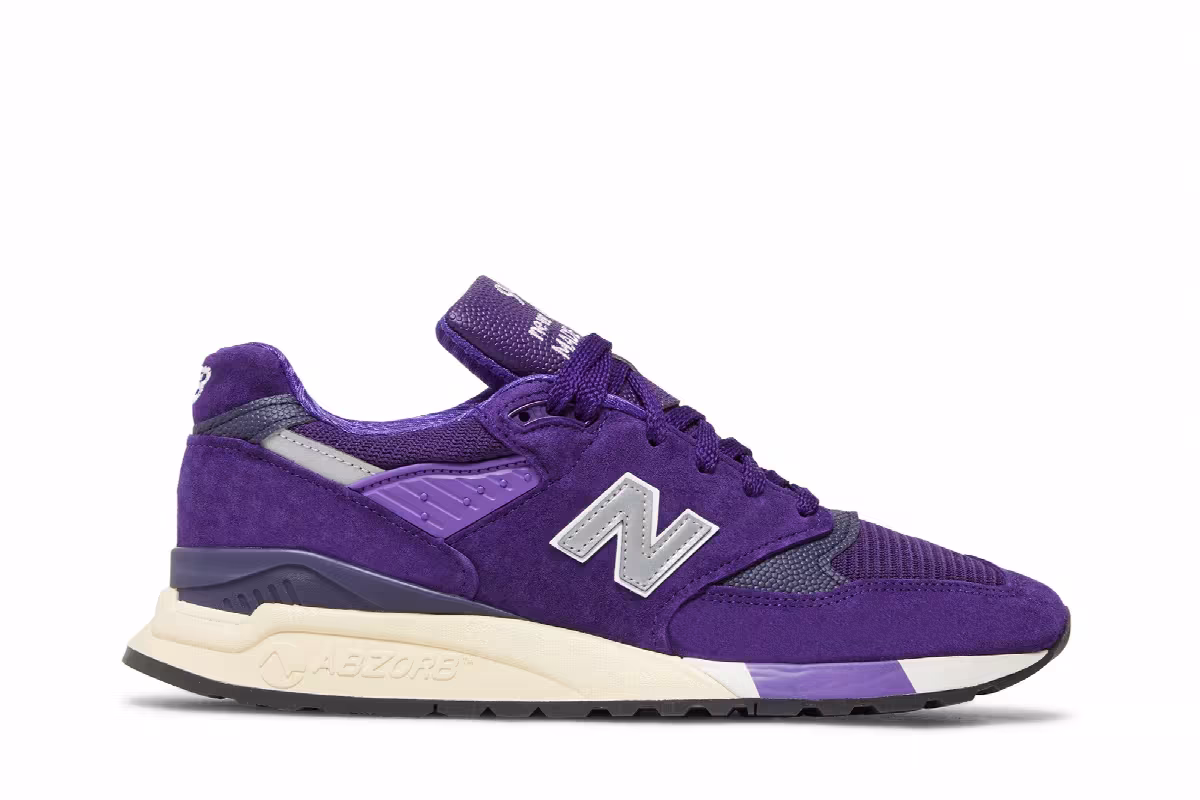 Teddy Santis x New Balance 998 Made in USA Plum Purple, view 2