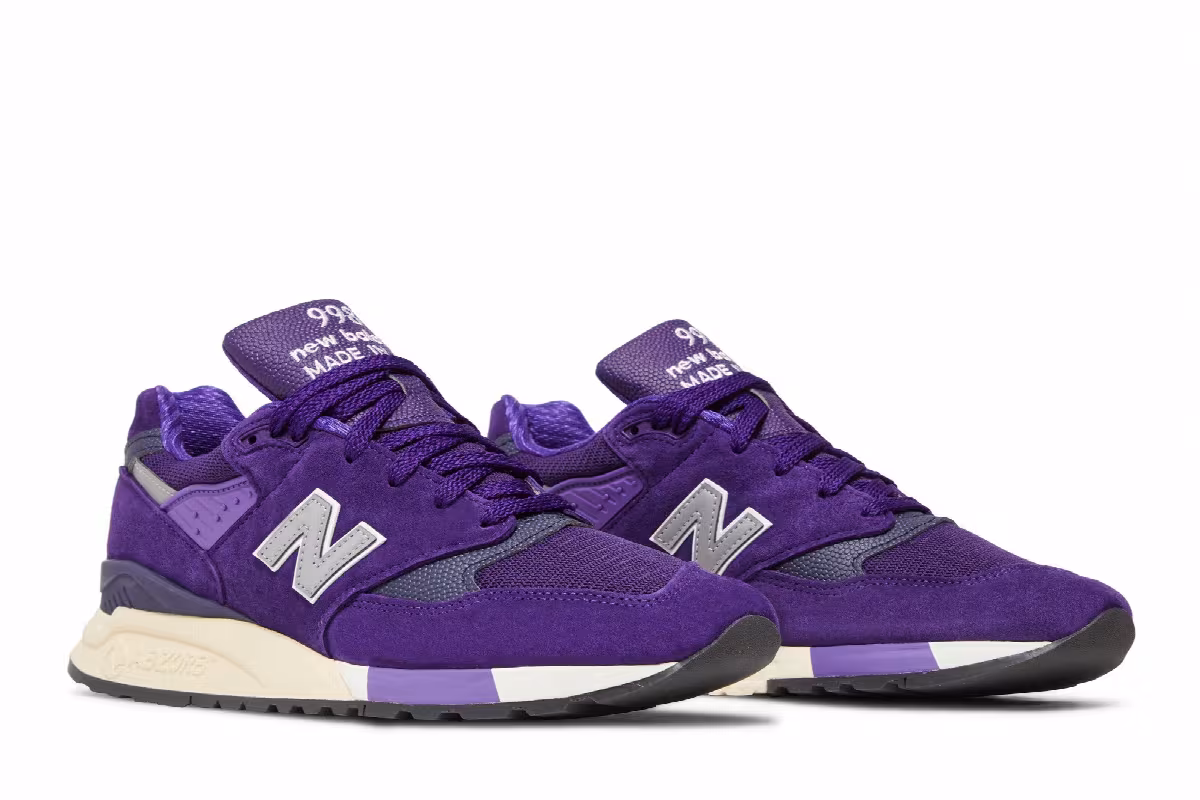Teddy Santis x New Balance 998 Made in USA Plum Purple, view 9