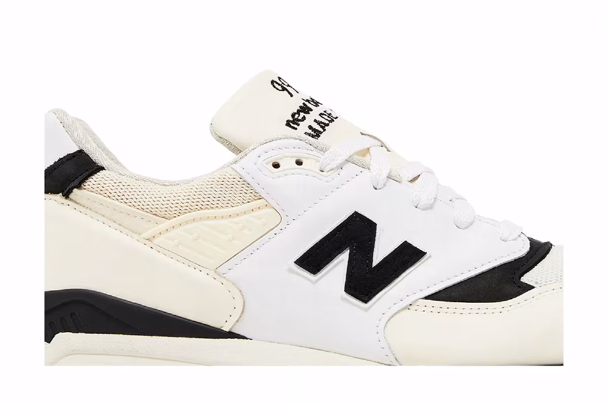 Teddy Santis x New Balance 998 Made in USA White Black, view 3