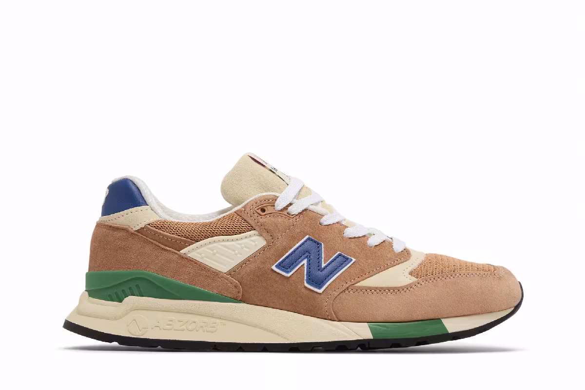 Teddy Santis x New Balance 998 Made in USA Orange Royal, view 2