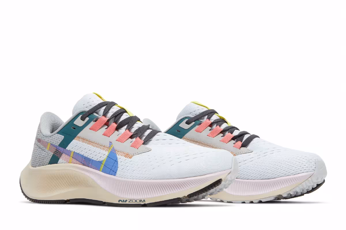 Nike Women's Air Zoom Pegasus 38 Premium Blue Tint Regal Pink, view 9