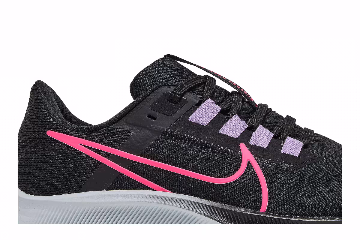 Nike Women's Air Zoom Pegasus 38 Black Hyper Pink, view 3