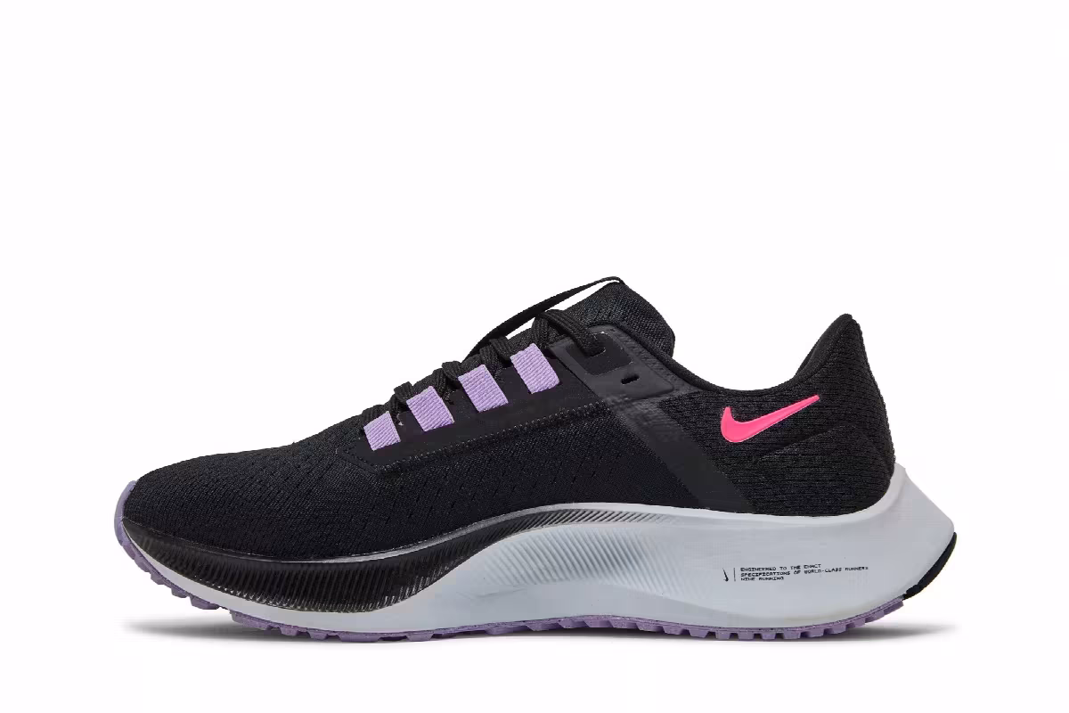 Nike Women's Air Zoom Pegasus 38 Black Hyper Pink, view 4