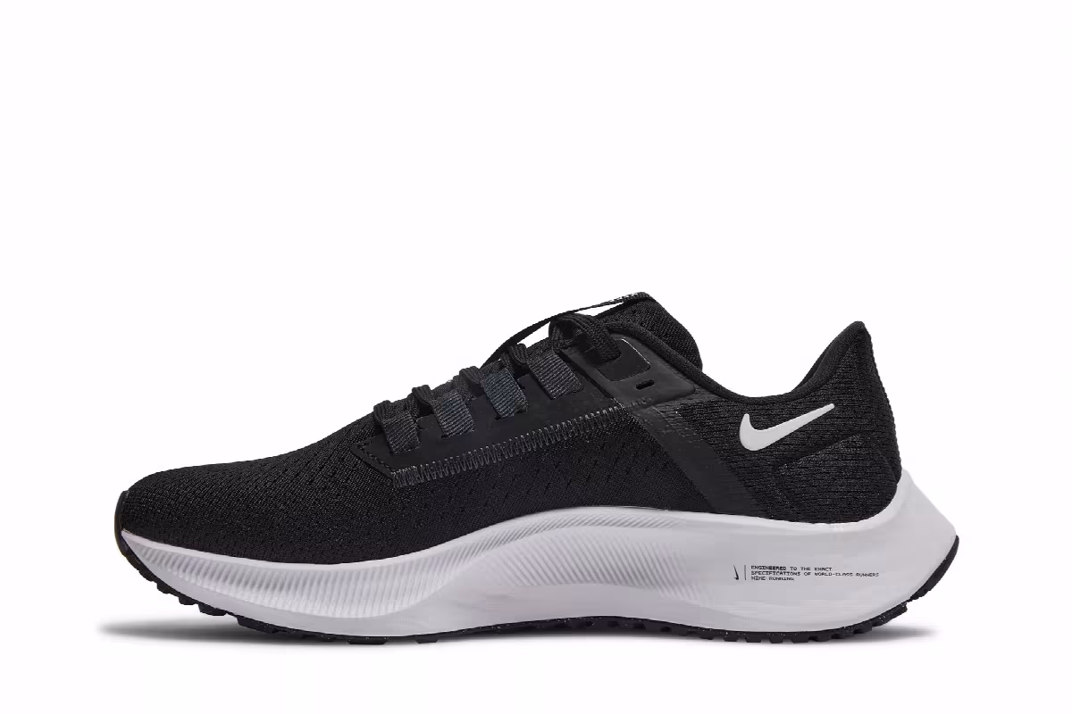 Nike Women's Air Zoom Pegasus 38 Black White, view 4