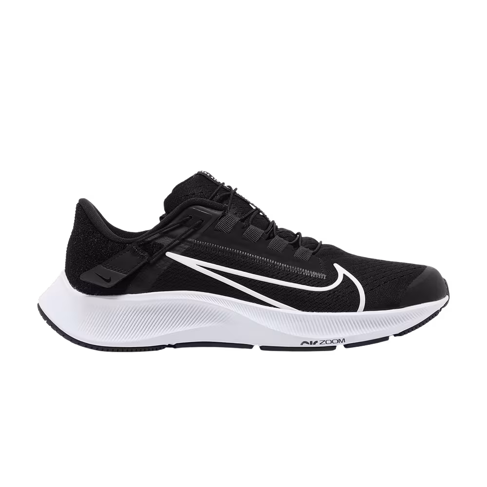 Nike Women's Air Zoom Pegasus 38 FlyEase Black White