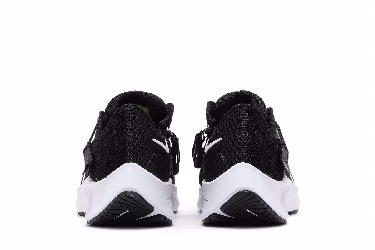 Nike Women's Air Zoom Pegasus 38 FlyEase Black White, view 7