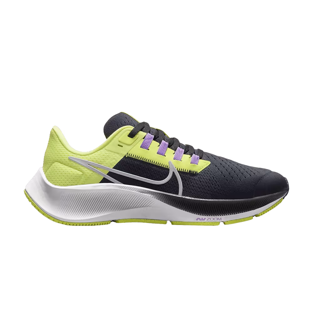 Nike Air Zoom Pegasus 38 GS Dark Smoke Grey Light Lemon Twist