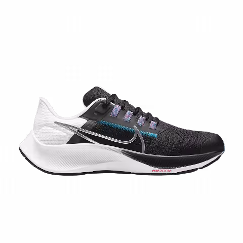 Nike Air Zoom Pegasus 38 GS 'Black Metallic Silver'
