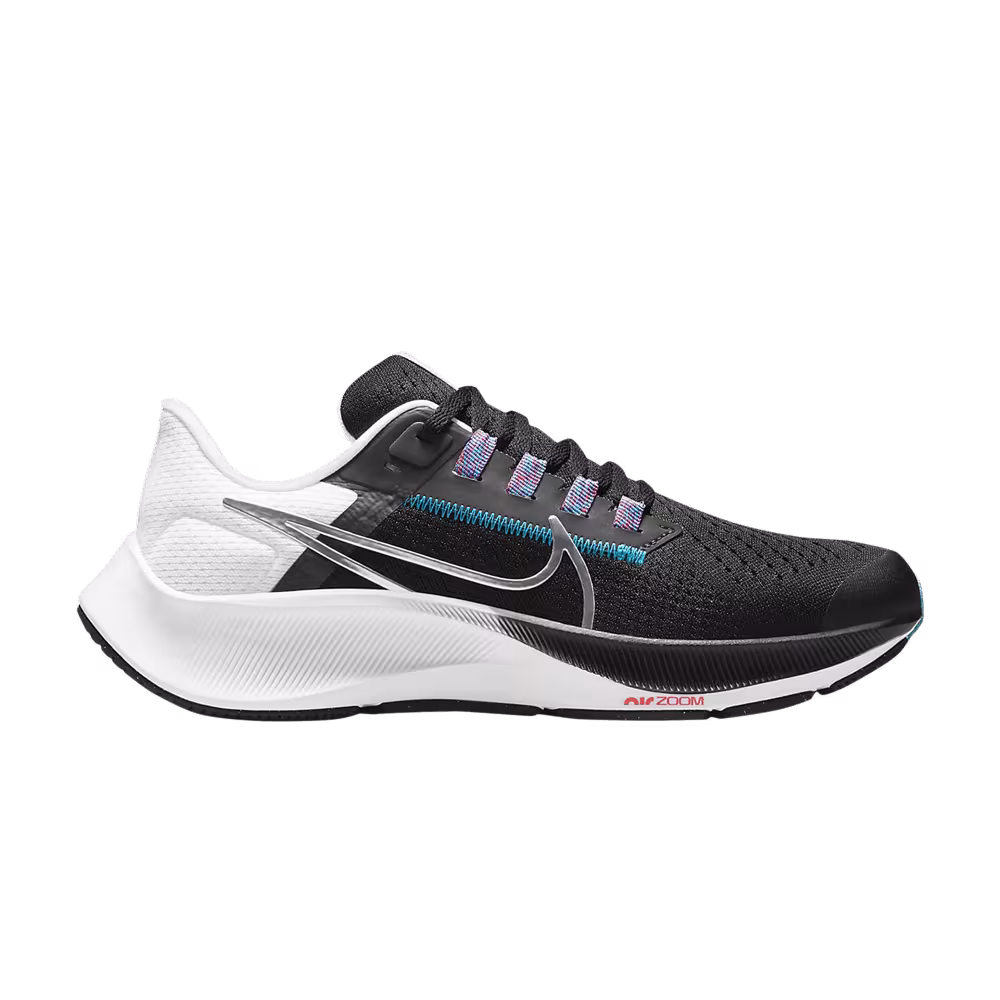 Nike Air Zoom Pegasus 38 GS Black Metallic Silver