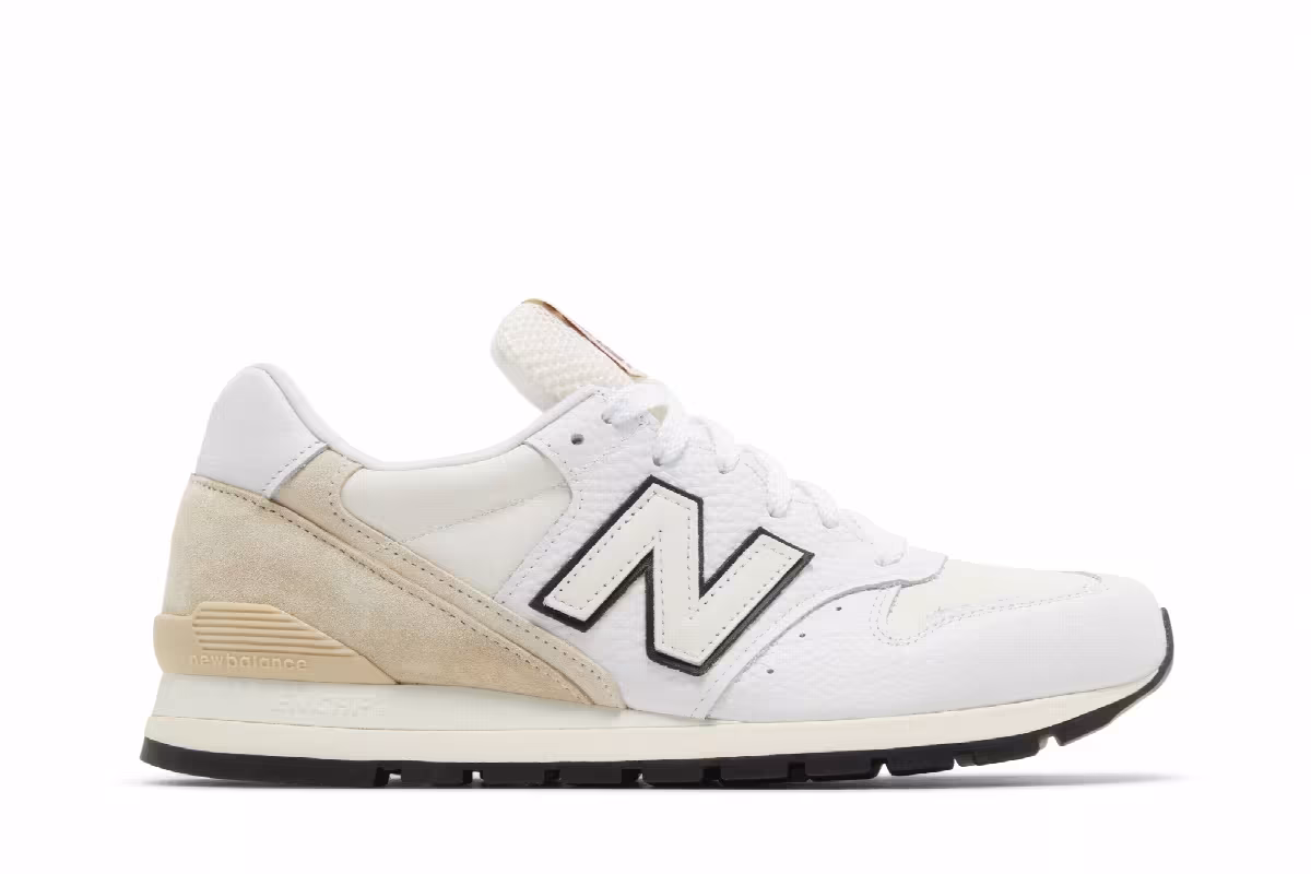 Aimé Leon Dore x New Balance 996 Made in USA White, view 2