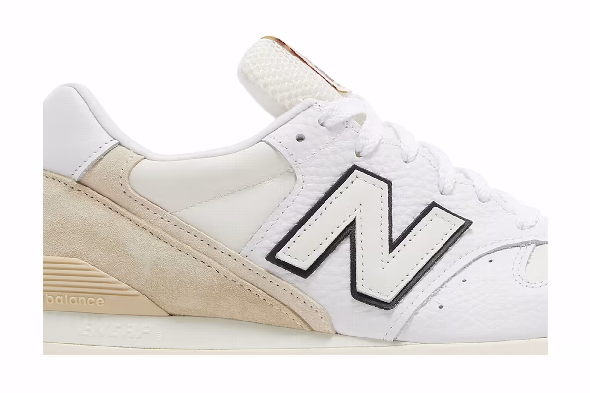 Aimé Leon Dore x New Balance 996 Made in USA White, view 3