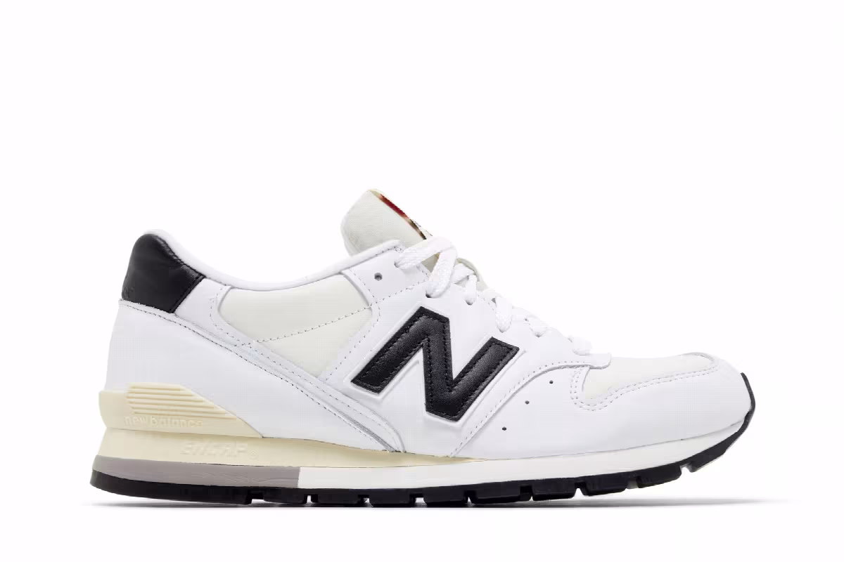 Teddy Santis x New Balance 996 Made in USA White Black, view 2