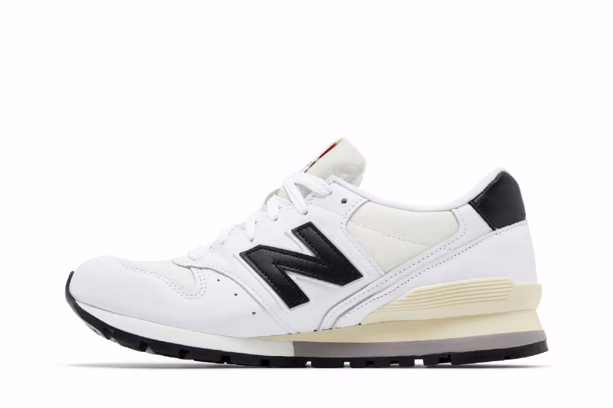 Teddy Santis x New Balance 996 Made in USA White Black, view 4