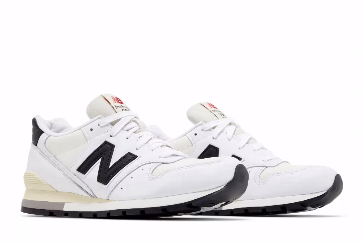 Teddy Santis x New Balance 996 Made in USA White Black, view 9