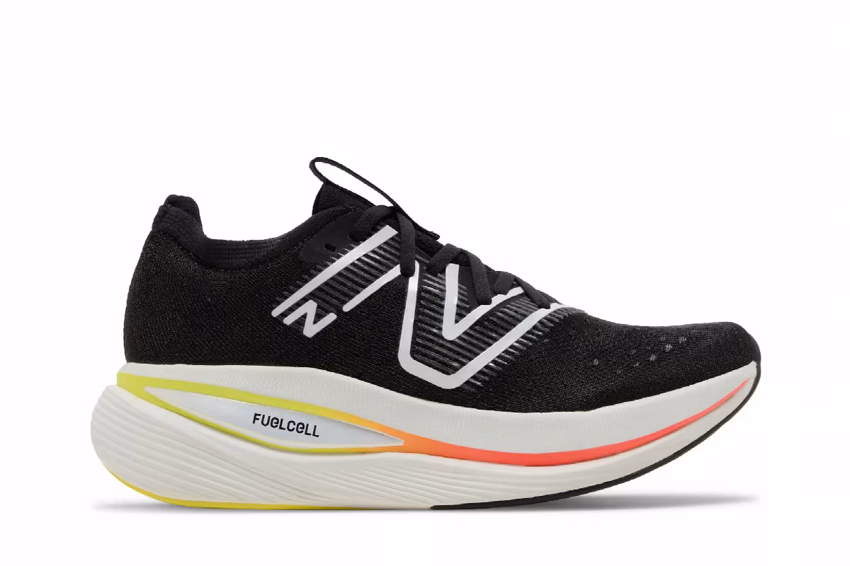 New Balance Women's FuelCell SuperComp Black Neon Dragonfly, view 2