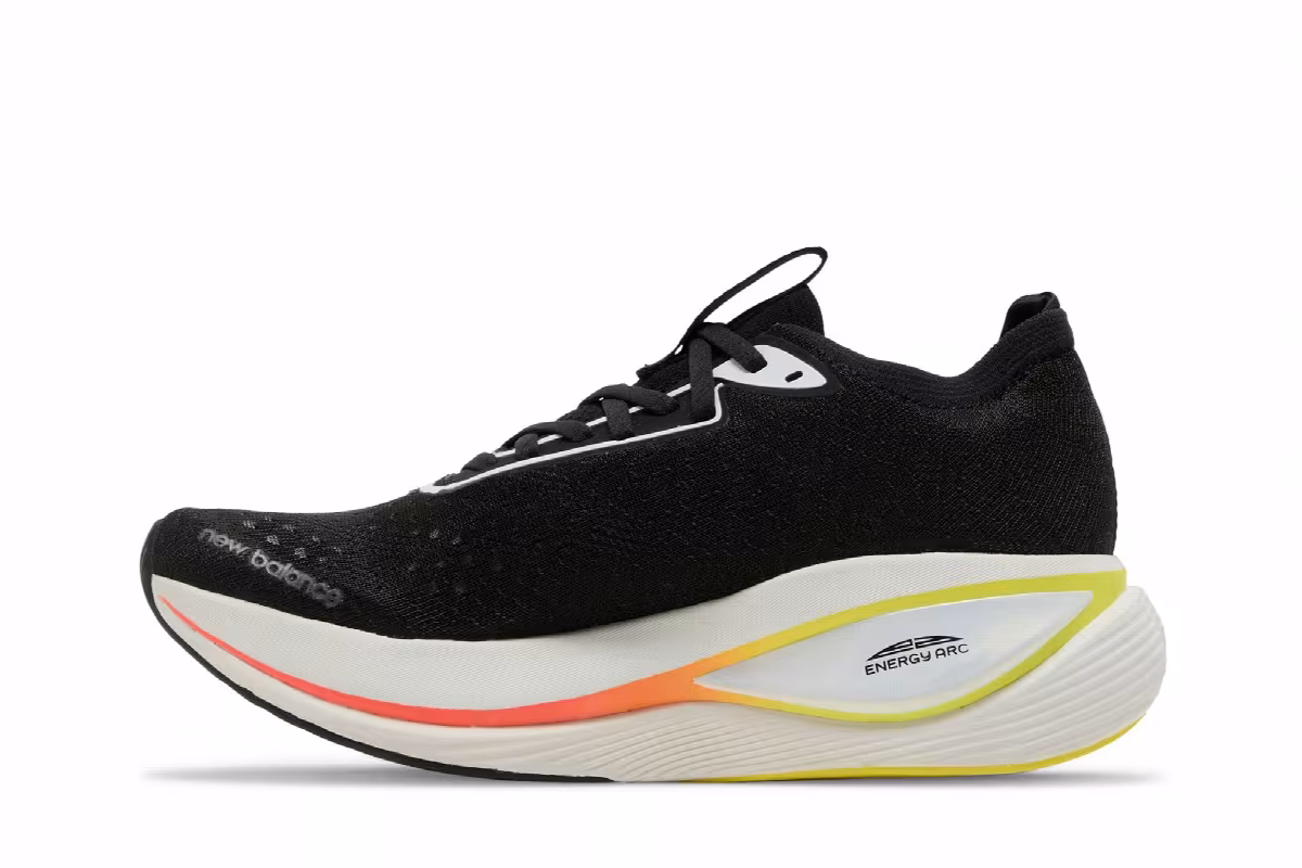 New Balance Women's FuelCell SuperComp Black Neon Dragonfly, view 4