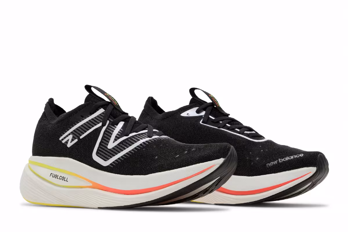 New Balance Women's FuelCell SuperComp Black Neon Dragonfly, view 9