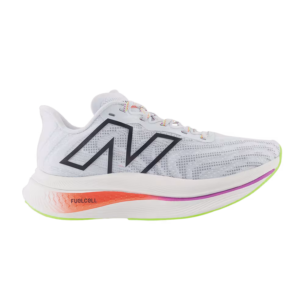 New Balance FuelCell SuperComp Trainer v2 2E Wide Ice Blue Neon Dragonfly