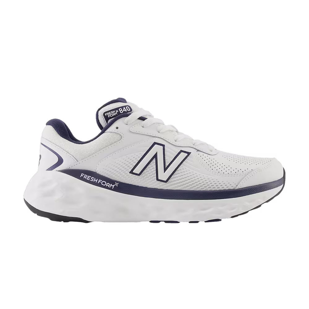 New Balance Fresh Foam X 840Fv1 4E Wide White Team Navy