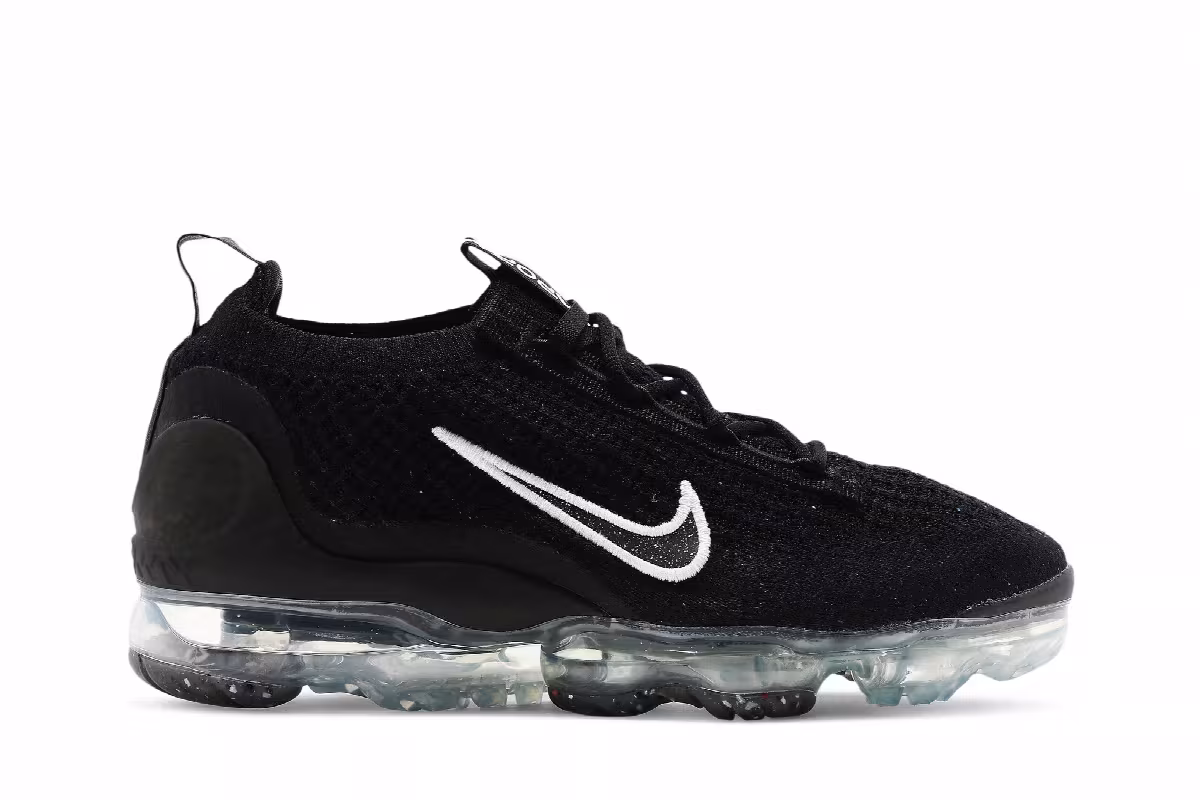 Nike Women's Air VaporMax 2021 Flyknit Black Speckled, view 2