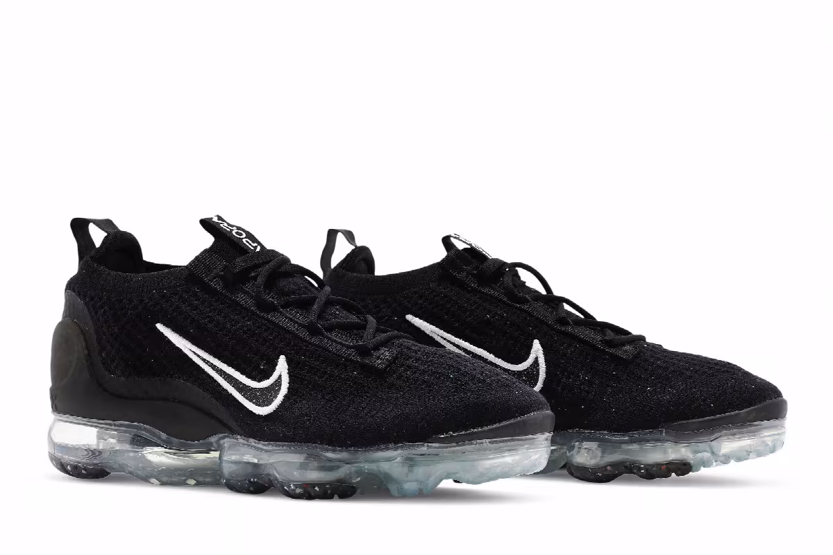 Nike Women's Air VaporMax 2021 Flyknit Black Speckled, view 9