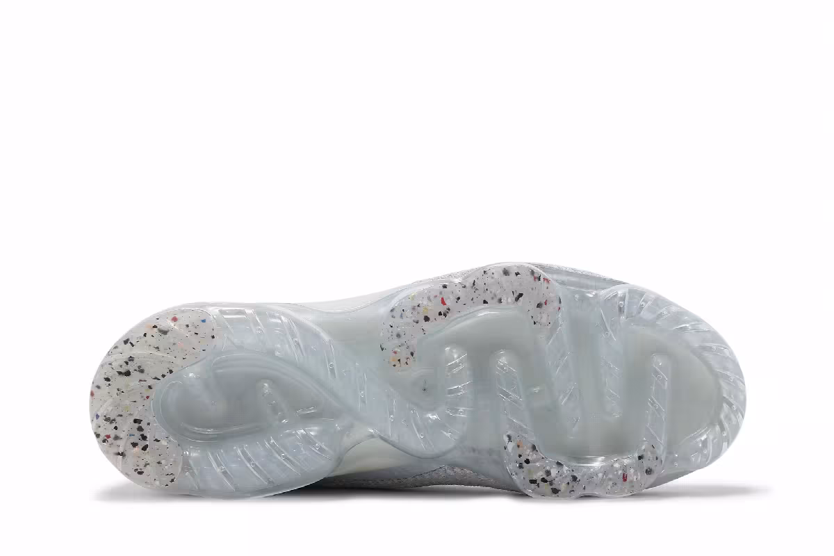 Nike Women's Air VaporMax 2021 Flyknit White Pure Platinum, view 5