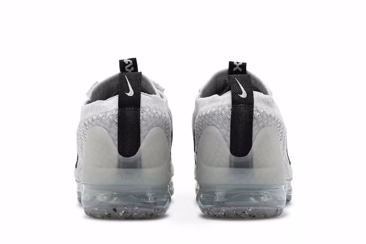 Nike Air VaporMax 2021 Flyknit GS White Metallic Silver, view 7