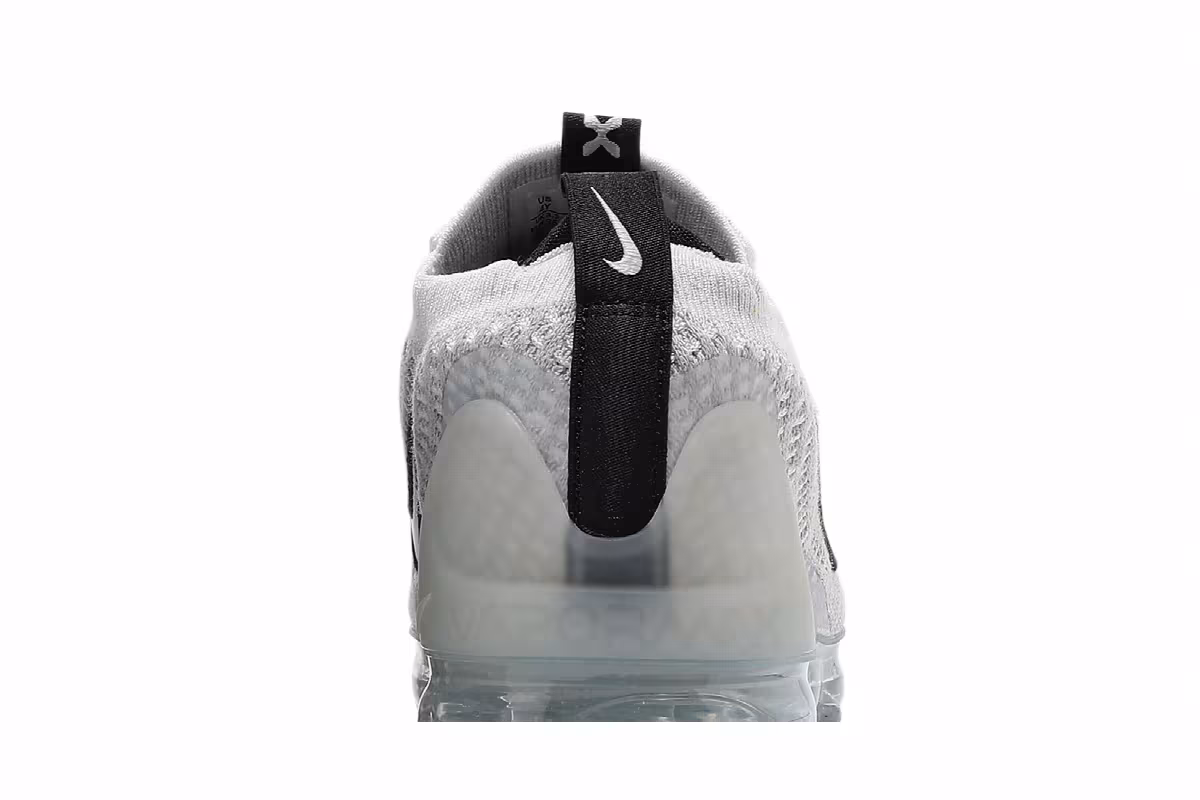 Nike Air VaporMax 2021 Flyknit GS White Metallic Silver, view 8