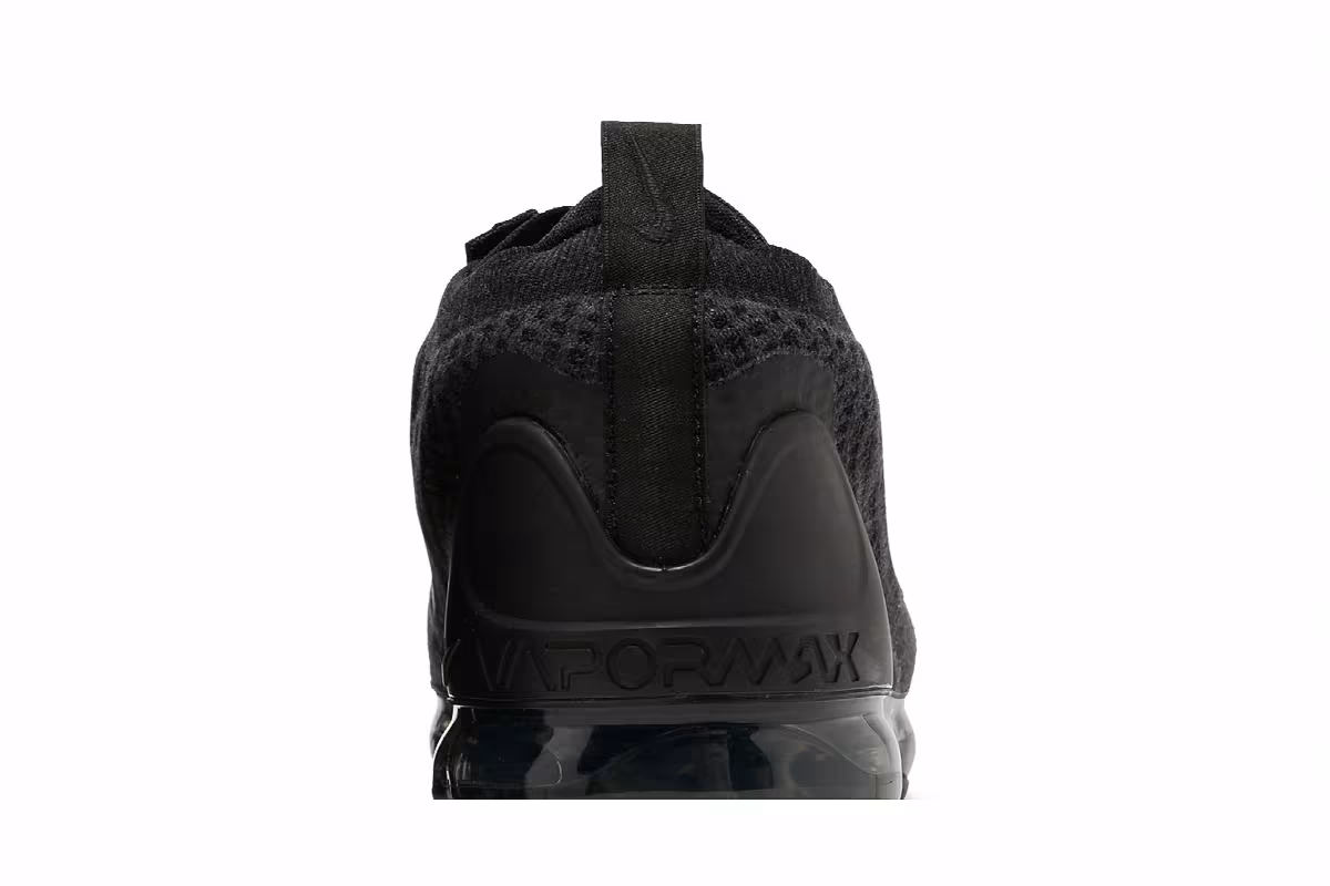 Nike Air VaporMax 2021 Flyknit GS Triple Black, view 8