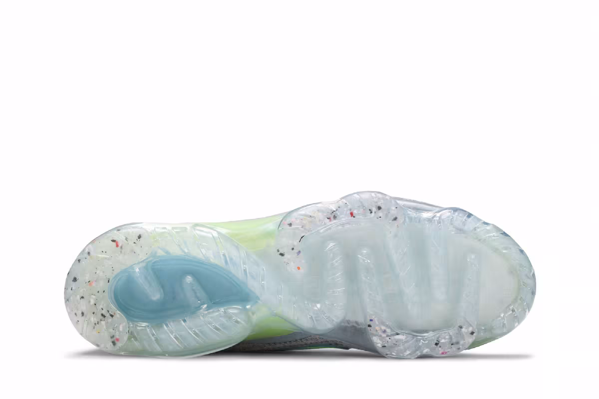 Nike Air VaporMax 2021 Flyknit Grey Light Liquid Lime, view 5