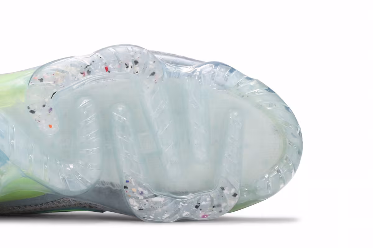 Nike Air VaporMax 2021 Flyknit Grey Light Liquid Lime, view 6