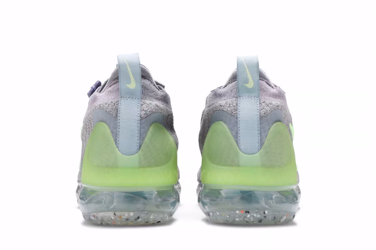 Nike Air VaporMax 2021 Flyknit Grey Light Liquid Lime, view 7