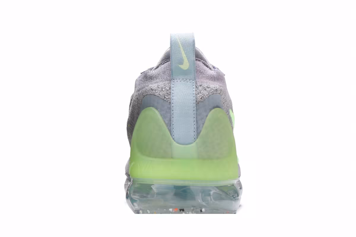Nike Air VaporMax 2021 Flyknit Grey Light Liquid Lime, view 8