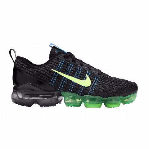 Nike Air VaporMax Flyknit 3 GS 'Black Ghost Green'