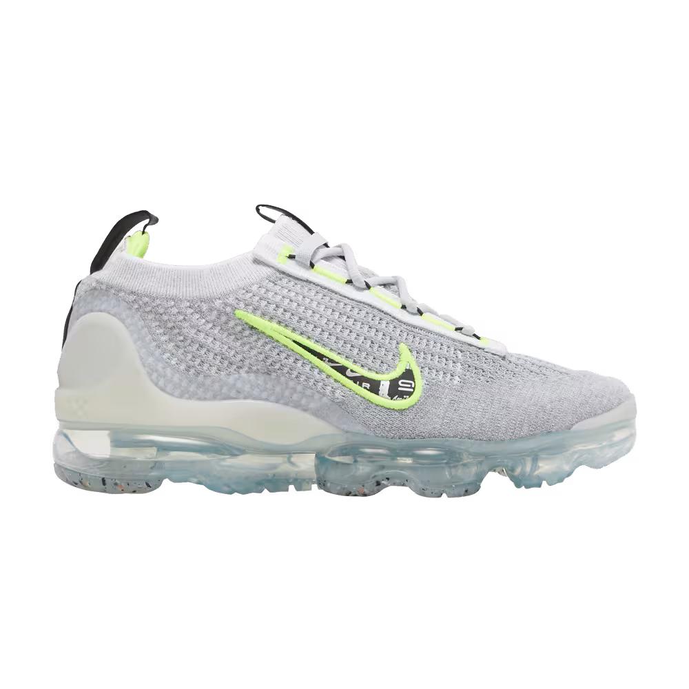 Nike Air Vapormax 2021 Flyknit Logo Pack - Wolf Grey Volt