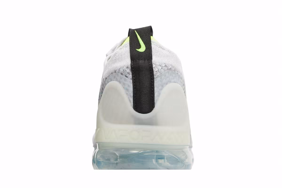 Nike Air Vapormax 2021 Flyknit Logo Pack - Wolf Grey Volt, view 8