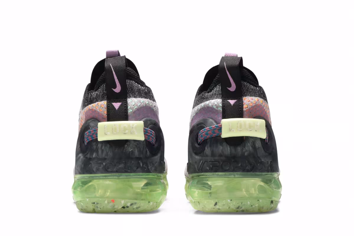 Nike Women's Air VaporMax 2020 Flyknit Violet Ash Volt, view 7