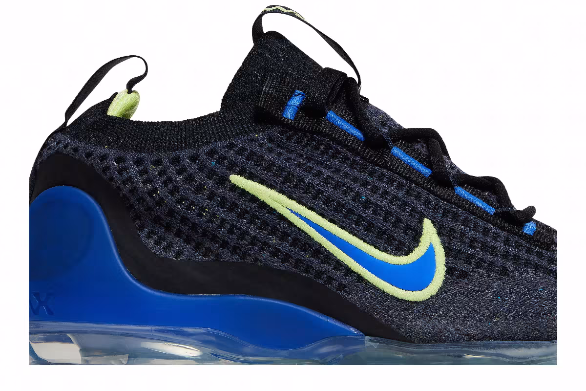 Nike Air VaporMax 2021 Flyknit GS Obsidian Racer Blue, view 3