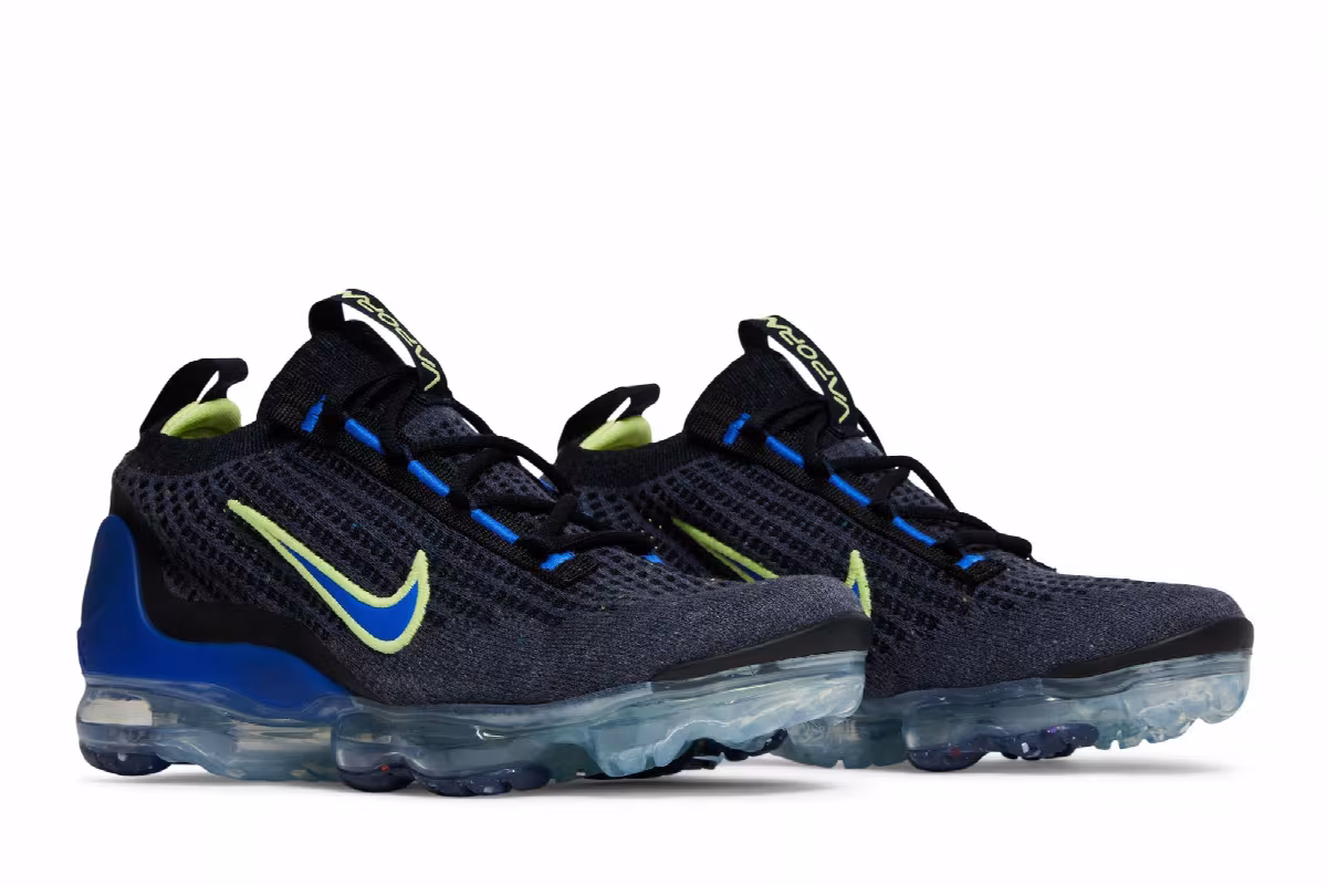 Nike Air VaporMax 2021 Flyknit GS Obsidian Racer Blue, view 9