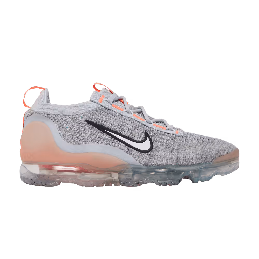 Nike Air VaporMax 2021 Flyknit Grey Fog Bright Mango