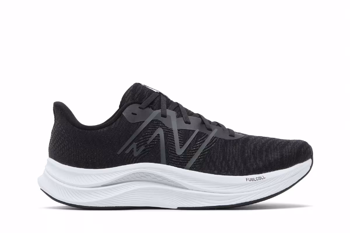 New Balance FuelCell Propel v4 Black White, view 2