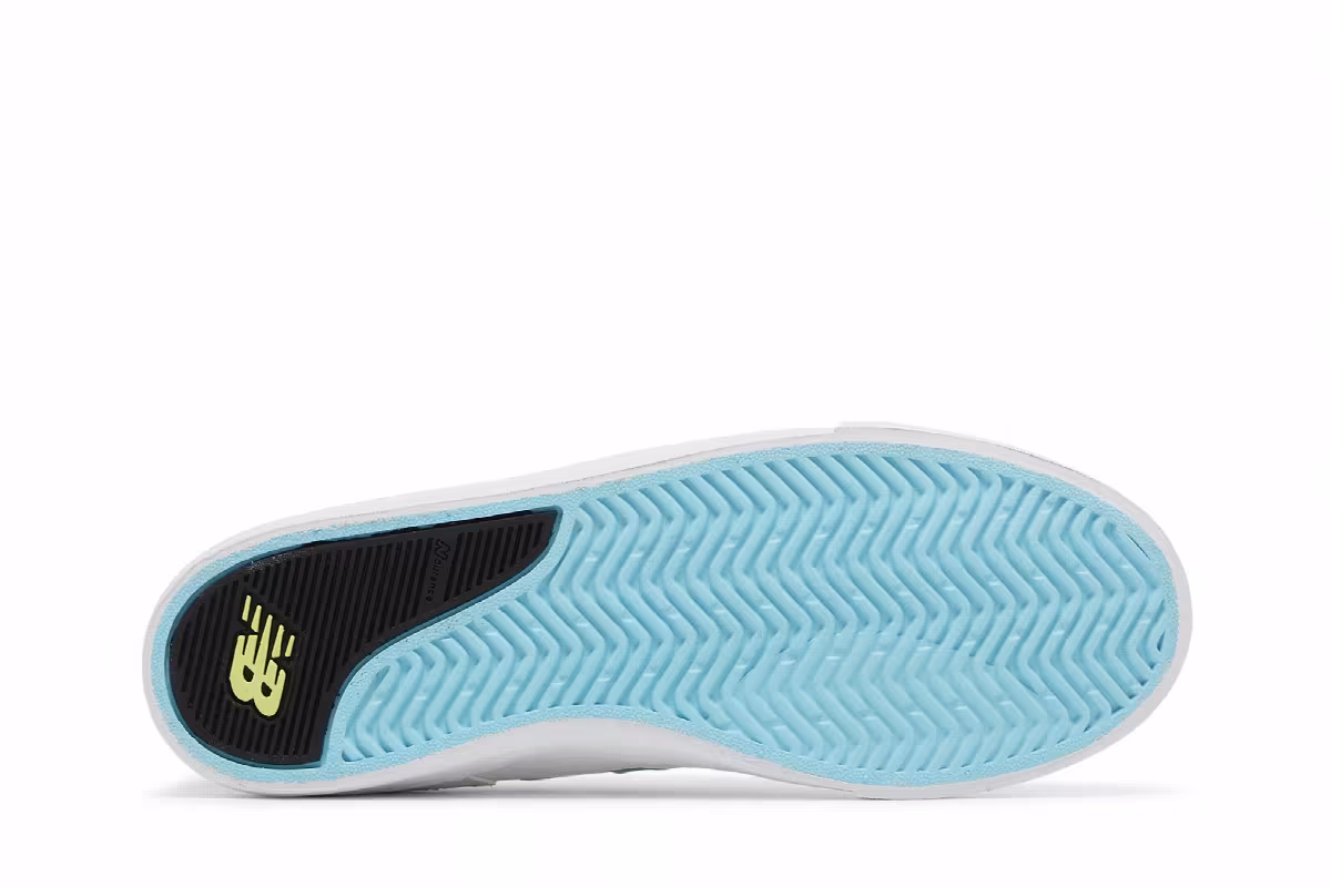 Jamie Foy x New Balance Numeric 306 White Aqua Sky, view 5