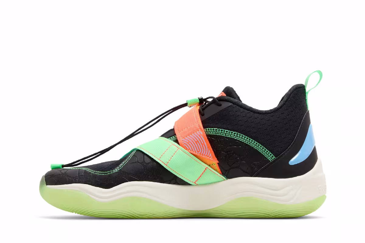 New Balance Lindor 2 Pre-Game Black Neon Dragonfly, view 4