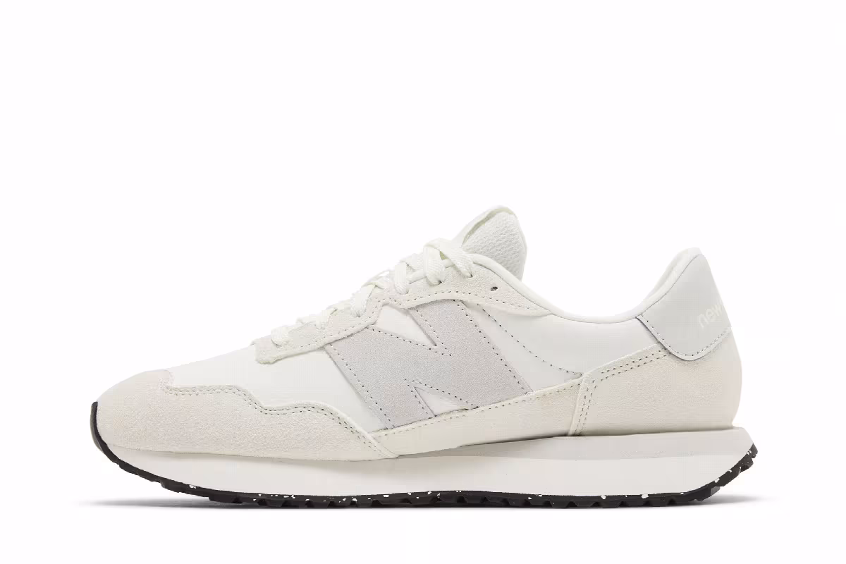 New Balance Women's 237 White Grey Matter, view 4