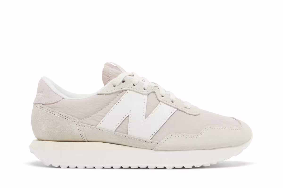 New Balance Women's 237 Sea Salt Stone Pink, view 2