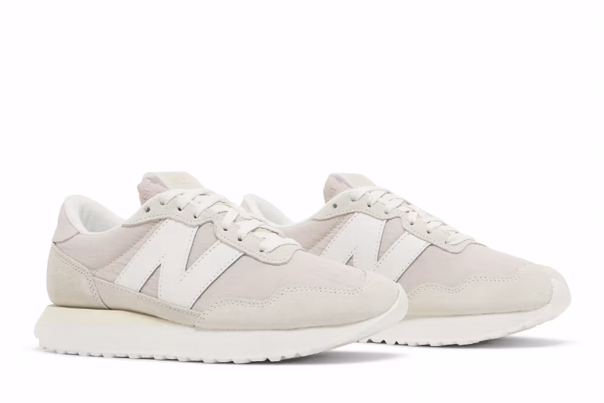 New Balance Women's 237 Sea Salt Stone Pink, view 9