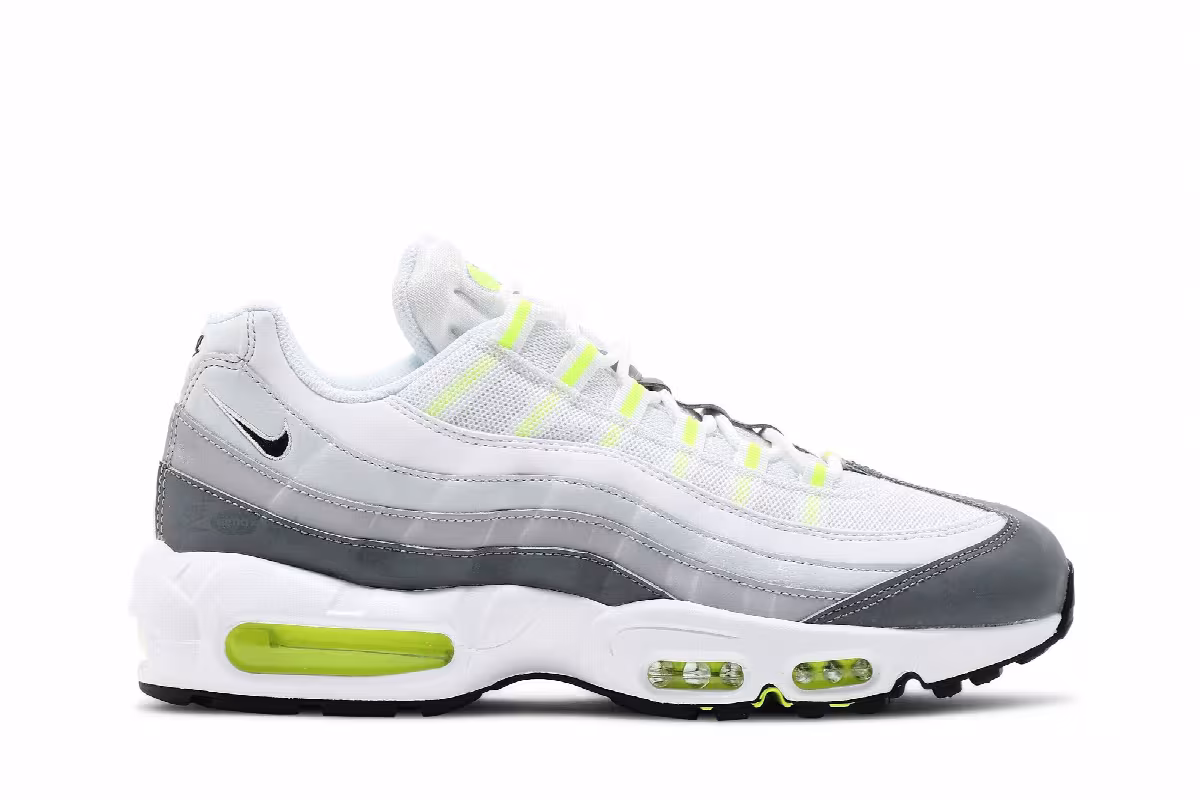 Nike Air Max 95 Logos Pack - White Neon, view 2