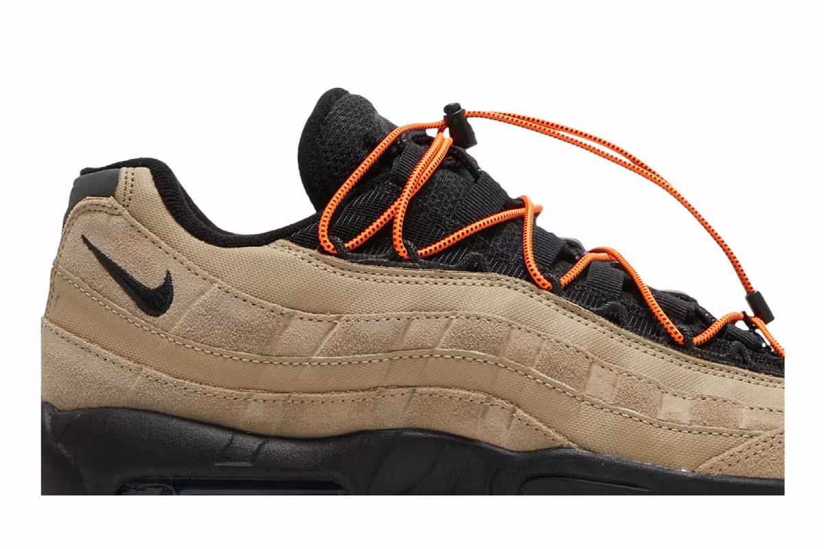 Nike Air Max 95 Khaki Total Orange, view 3